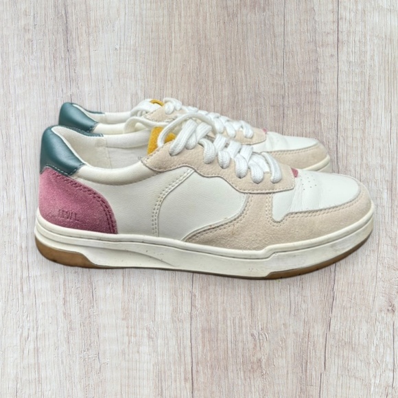 Madewell Court Low-Top Sneakers in Washed Nubuck and Suede Women's Size 5.5 - Picture 2 of 9